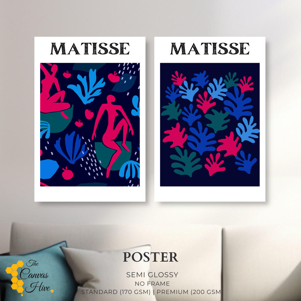 Matisse Collection III - Set of 3  | Matisse Wall Art Prints - The Canvas Hive