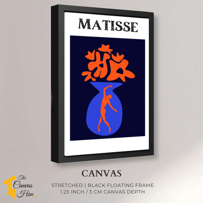Matisse Floral Vase Dancer | Matisse Wall Art Prints - The Canvas Hive