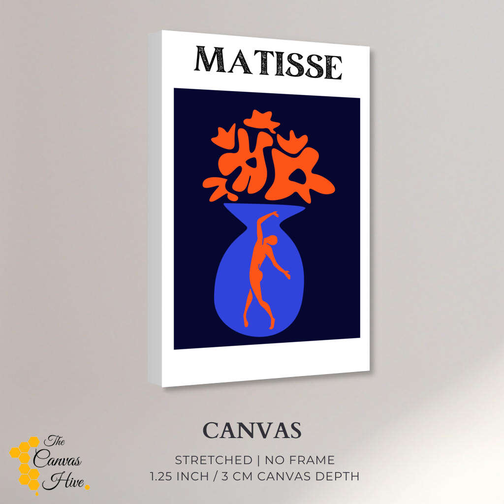 Matisse Floral Vase Dancer | Matisse Wall Art Prints - The Canvas Hive