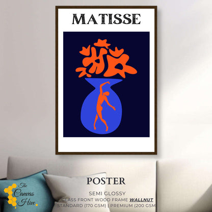 Matisse Floral Vase Dancer | Matisse Wall Art Prints - The Canvas Hive