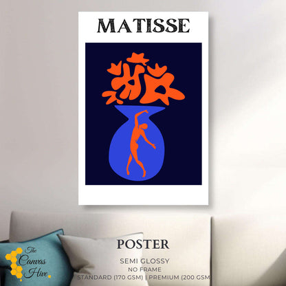 Matisse Floral Vase Dancer | Matisse Wall Art Prints - The Canvas Hive