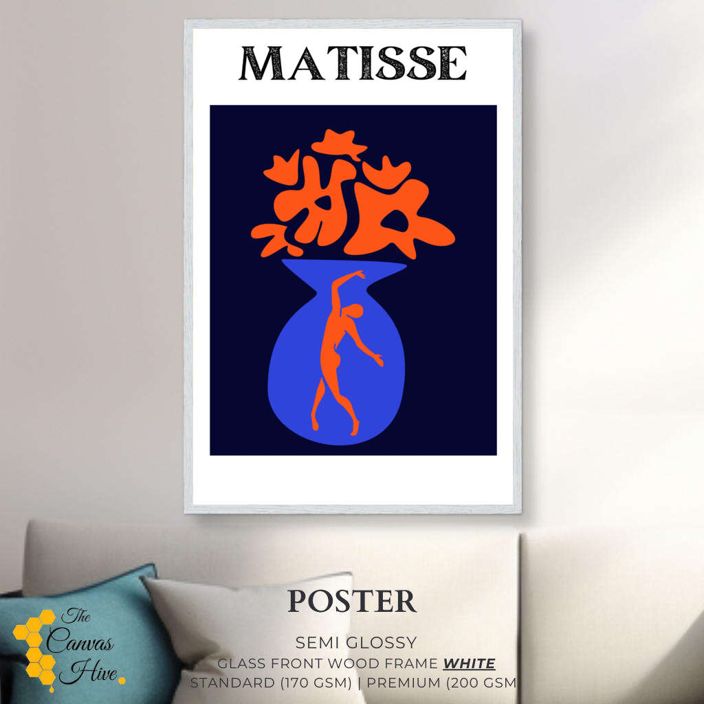 Matisse Floral Vase Dancer | Matisse Wall Art Prints - The Canvas Hive