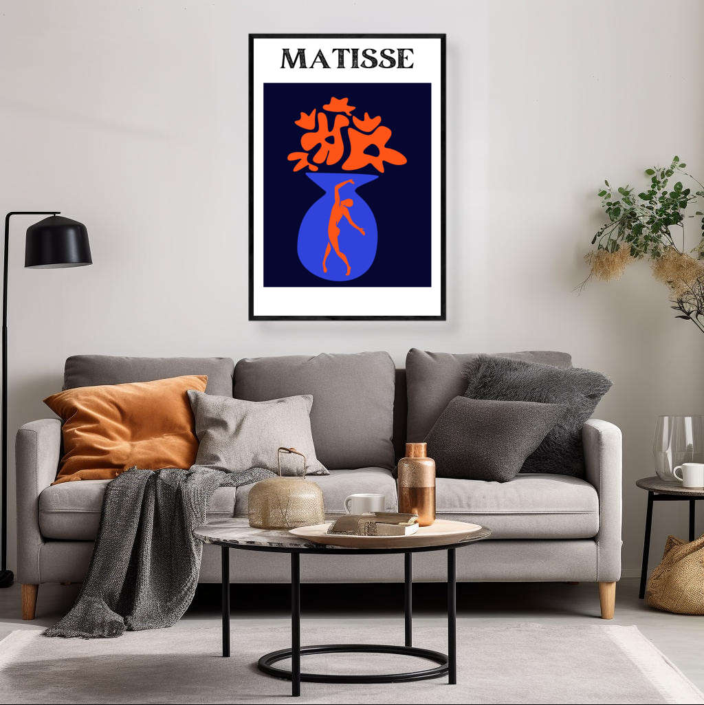 Matisse Floral Vase Dancer | Matisse Wall Art Prints - The Canvas Hive