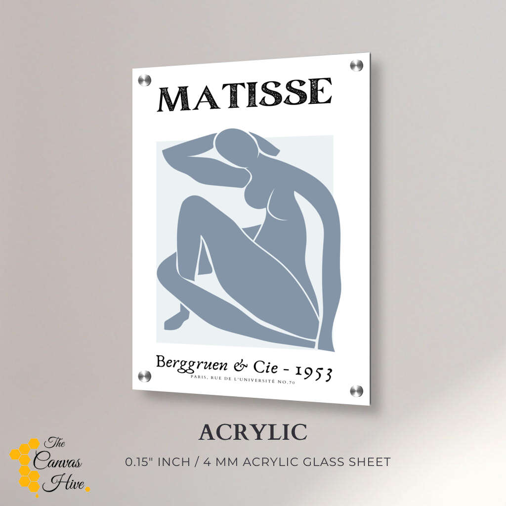 Matisse Gray Female Nude | Matisse Wall Art Prints - The Canvas Hive