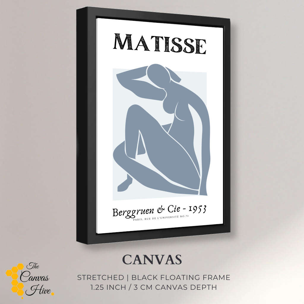 Matisse Gray Female Nude | Matisse Wall Art Prints - The Canvas Hive