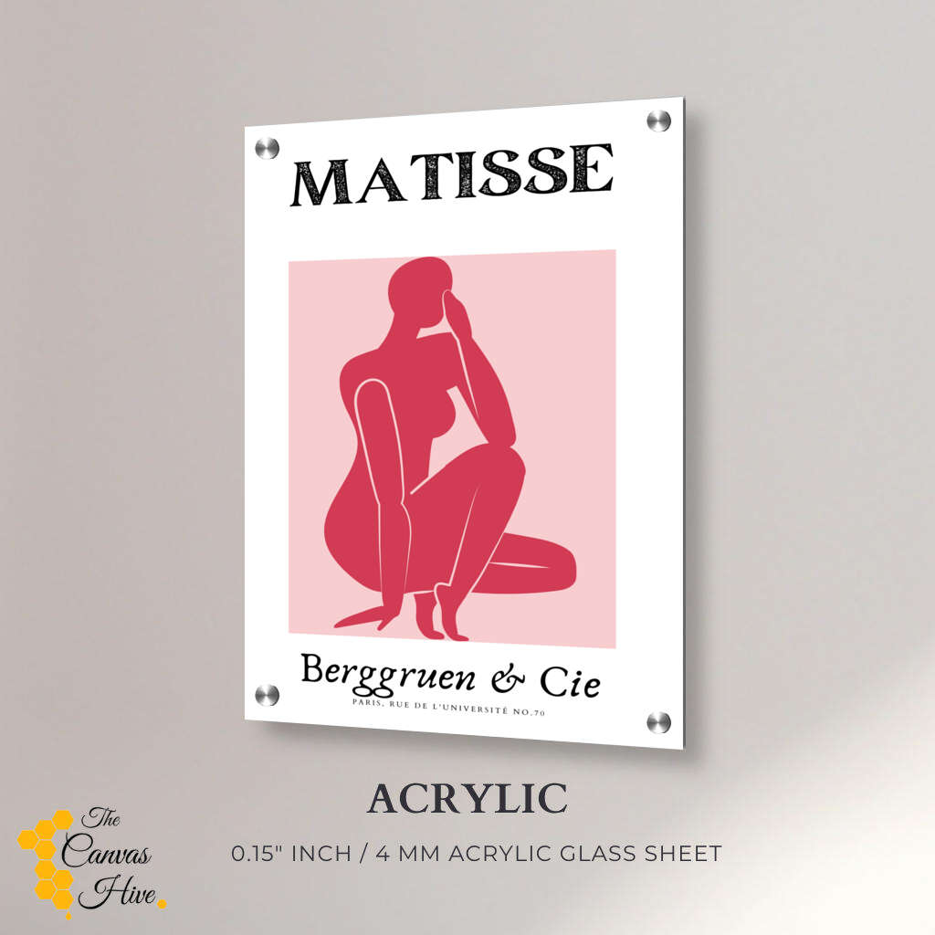 Matisse Pink Female Nude Pose II | Matisse Wall Art Prints - The Canvas Hive