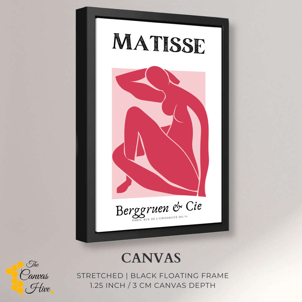 Matisse Pink Female Nude Pose I | Matisse Wall Art Prints - The Canvas Hive