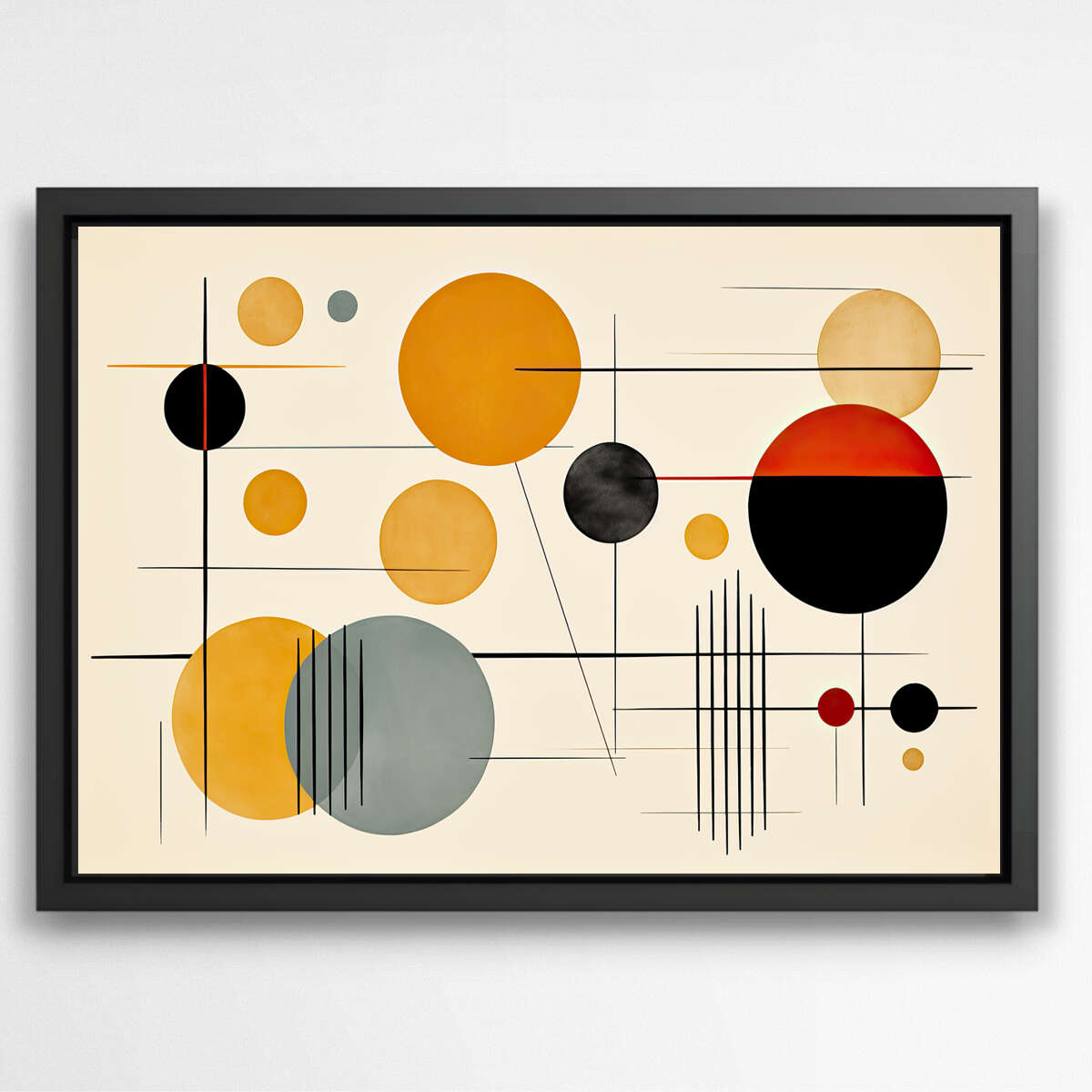 Mid-Century Fusion | Abstract Wall Art Prints - The Canvas Hive