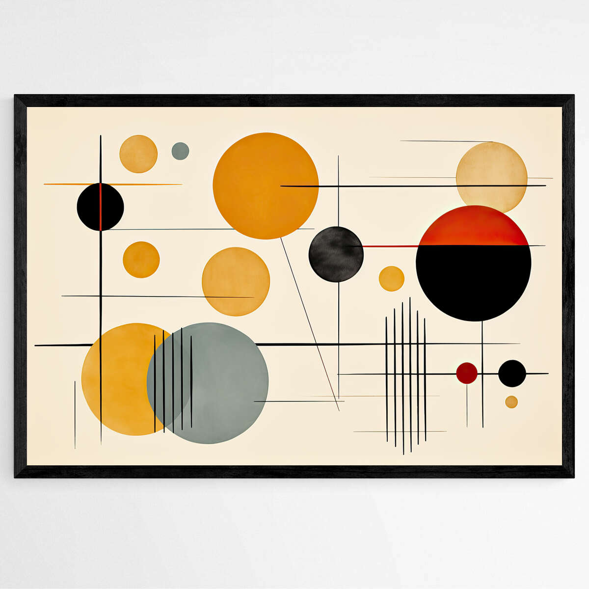 Mid-Century Fusion | Abstract Wall Art Prints - The Canvas Hive