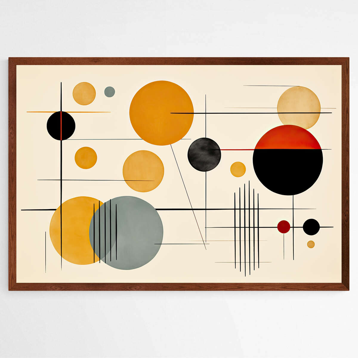 Mid-Century Fusion | Abstract Wall Art Prints - The Canvas Hive