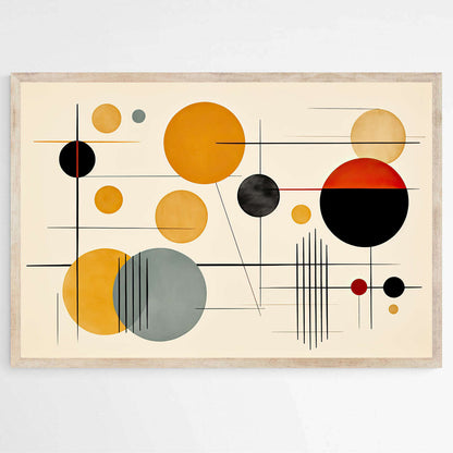 Mid-Century Fusion | Abstract Wall Art Prints - The Canvas Hive