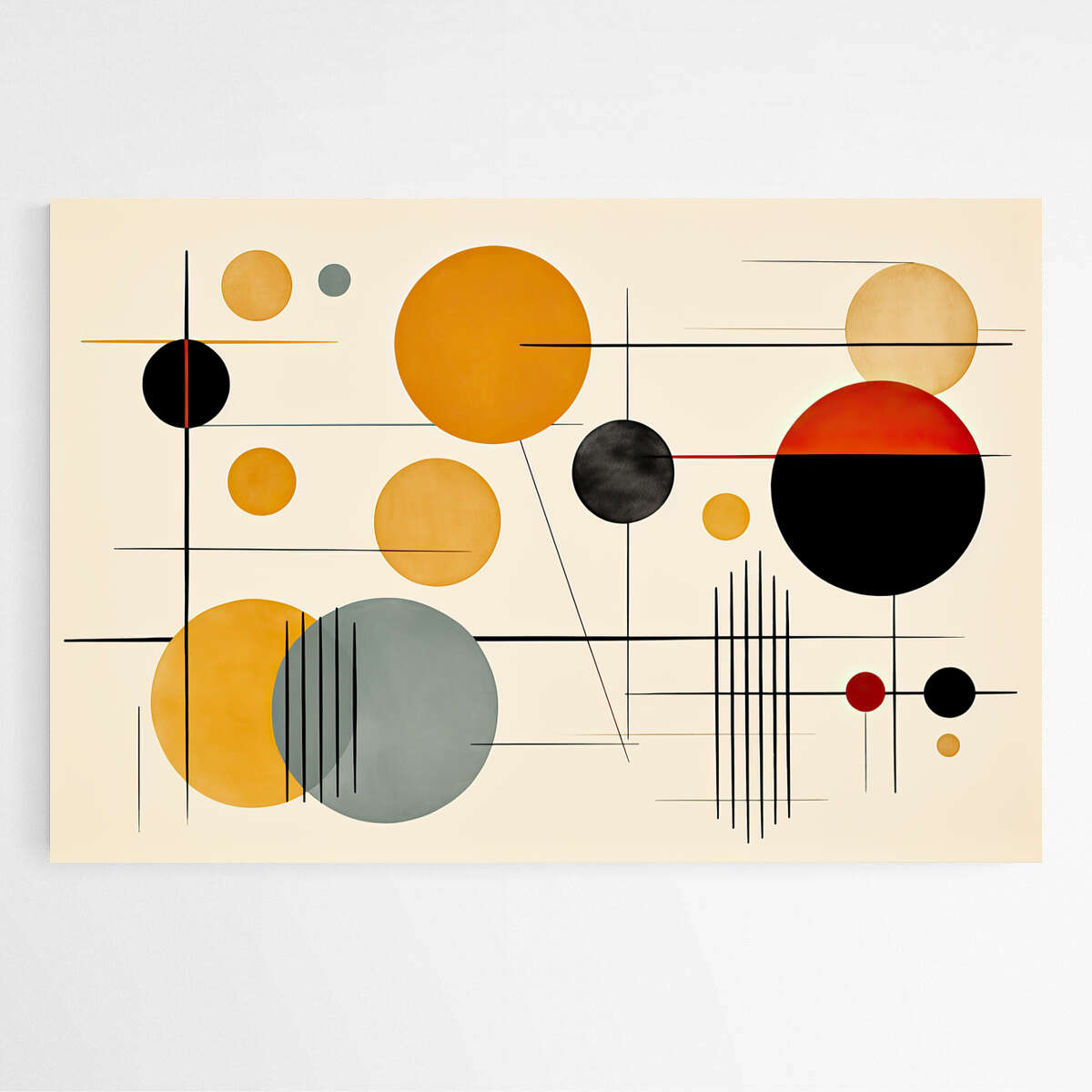 Mid-Century Fusion | Abstract Wall Art Prints - The Canvas Hive