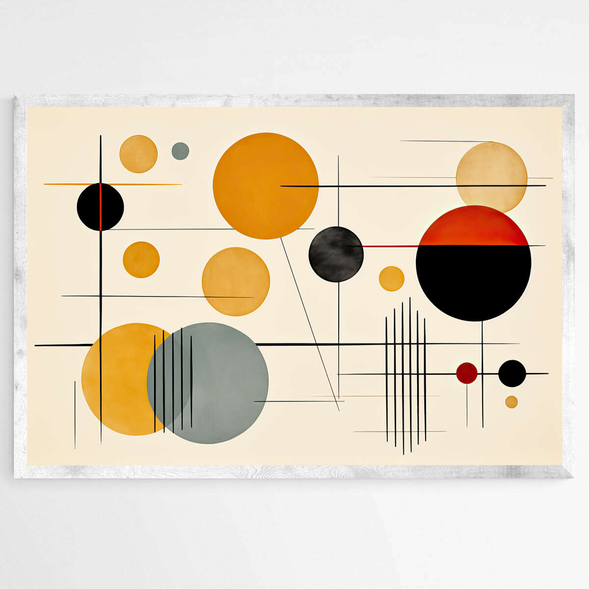 Mid-Century Fusion | Abstract Wall Art Prints - The Canvas Hive