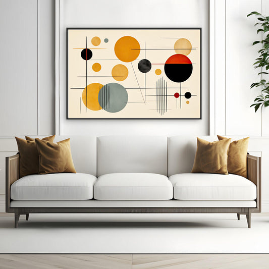 Mid-Century Fusion | Abstract Wall Art Prints - The Canvas Hive