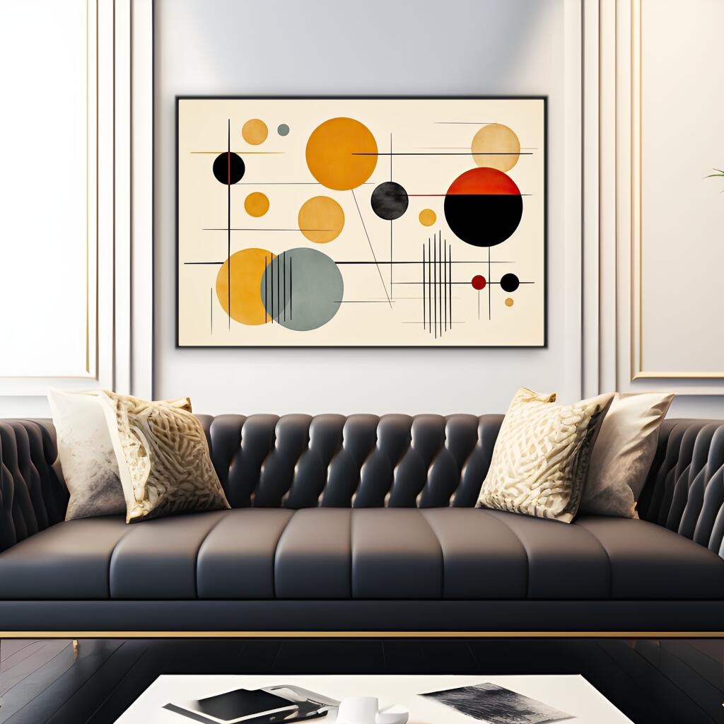 Mid-Century Fusion | Abstract Wall Art Prints - The Canvas Hive