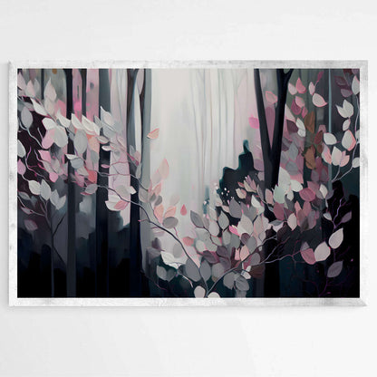 Misty Blossom | Abstract Wall Art Prints - The Canvas Hive