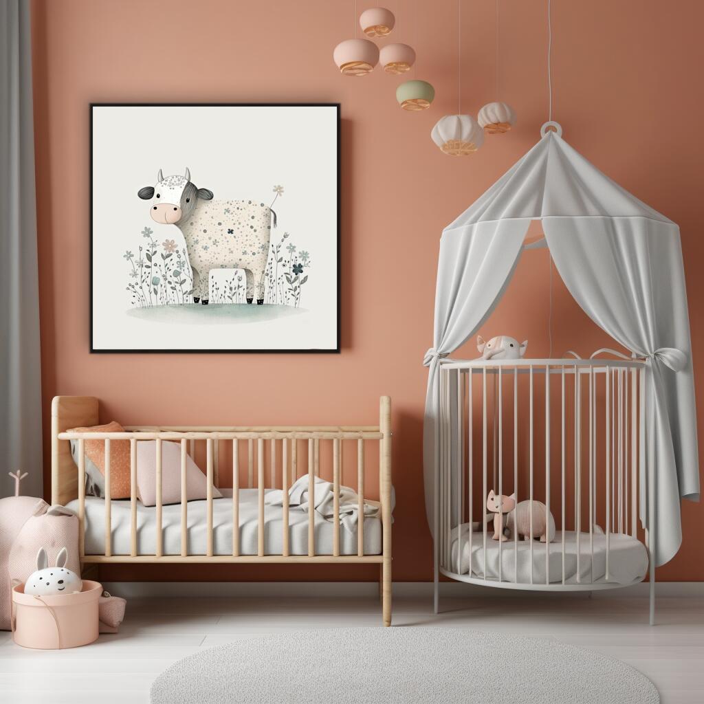 Moo-velous Moments | Nursery Wall Art Prints - The Canvas Hive