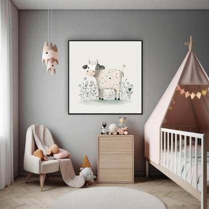 Moo-velous Moments | Nursery Wall Art Prints - The Canvas Hive