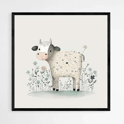 Moo-velous Moments | Nursery Wall Art Prints - The Canvas Hive