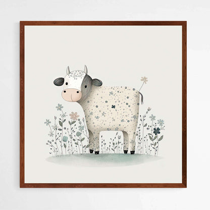 Moo-velous Moments | Nursery Wall Art Prints - The Canvas Hive