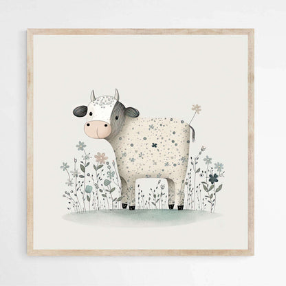 Moo-velous Moments | Nursery Wall Art Prints - The Canvas Hive