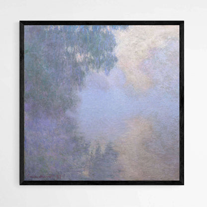 Morning on the Seine by Claude Monet | Claude Monet Wall Art Prints - The Canvas Hive