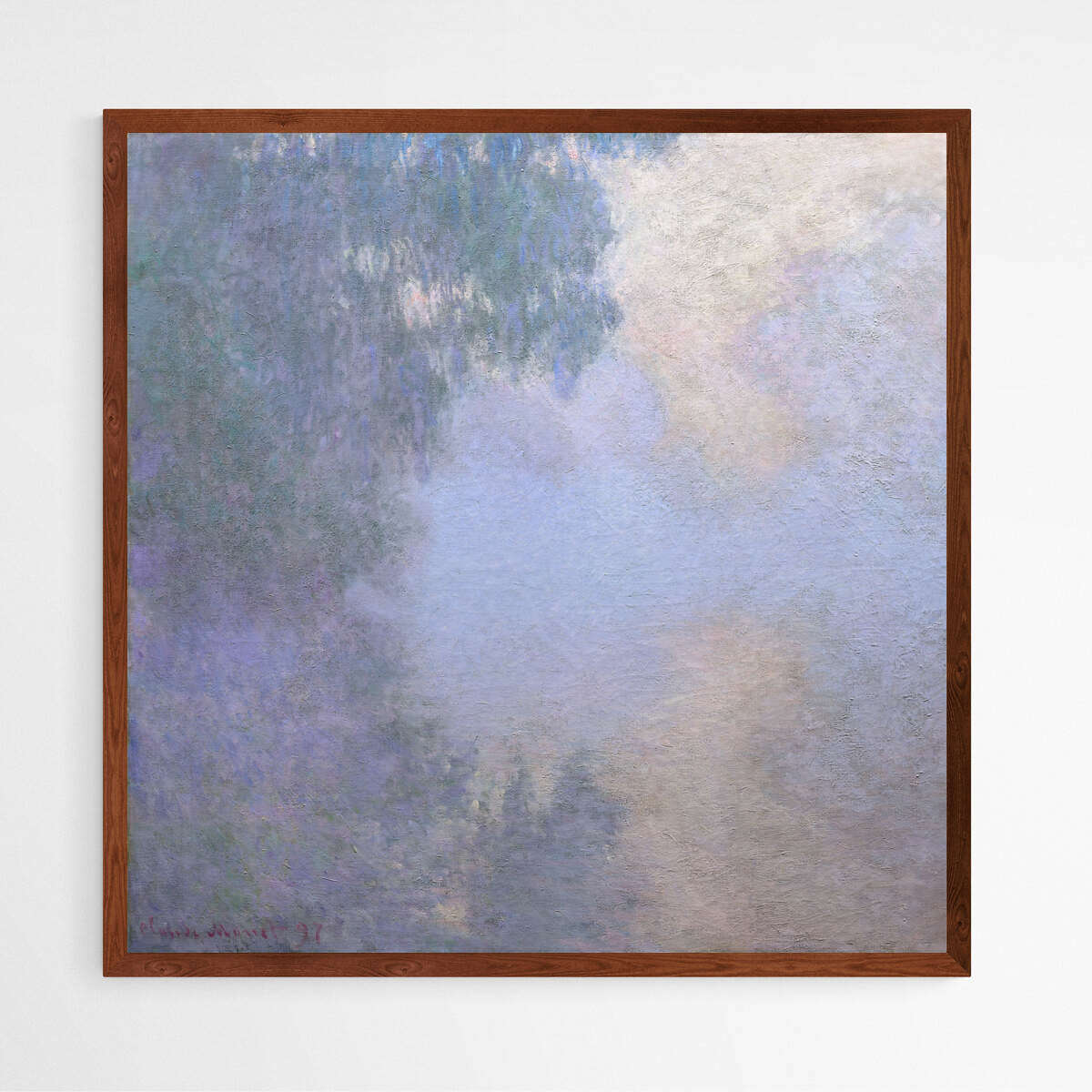 Morning on the Seine by Claude Monet | Claude Monet Wall Art Prints - The Canvas Hive