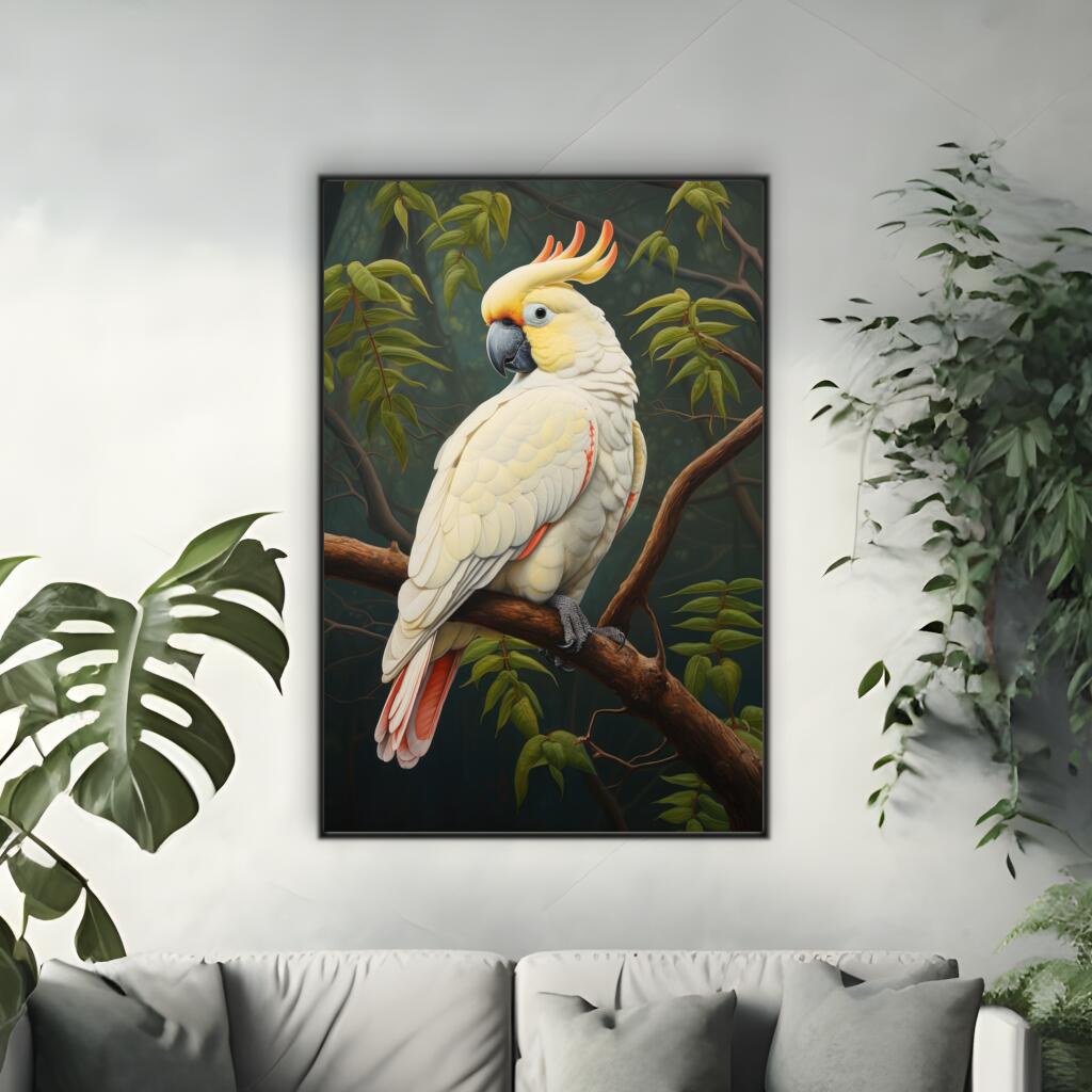 Native Australian Cockatoo | Australiana Wall Art Prints - The Canvas Hive