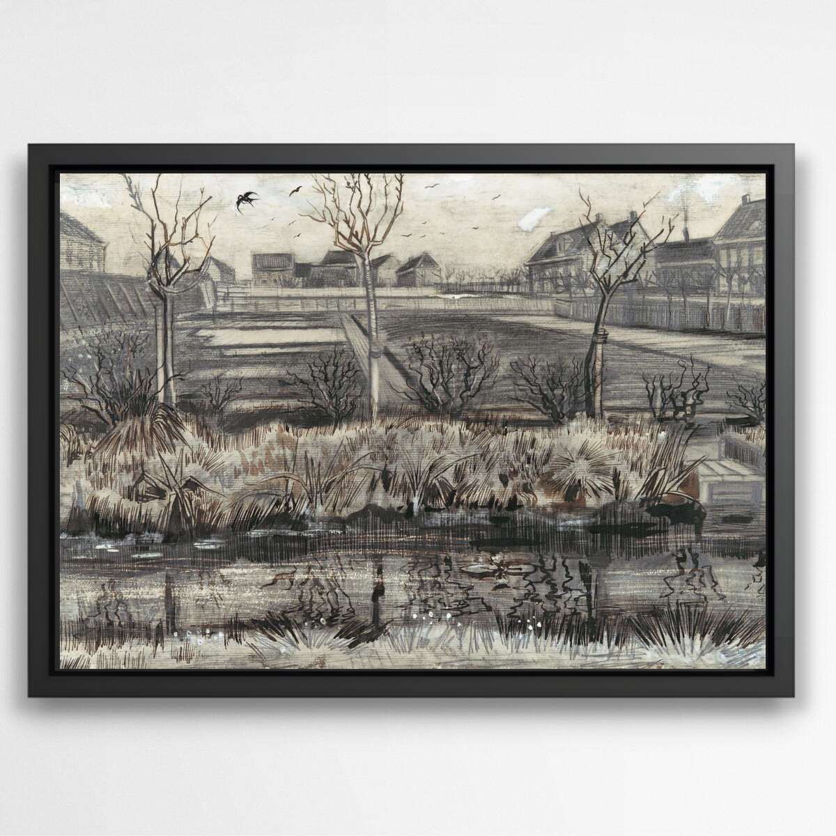 Nursery on Schenkweg by Vincent Van Gogh | Vincent Van Gogh Wall Art Prints - The Canvas Hive