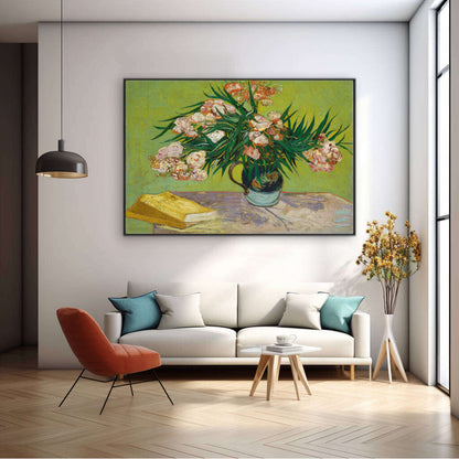 Oleanders by Vincent Van Gogh | Vincent Van Gogh Wall Art Prints - The Canvas Hive