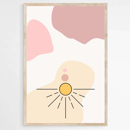 Pink Minimalist Boho | Minimalist Wall Art Prints - The Canvas Hive