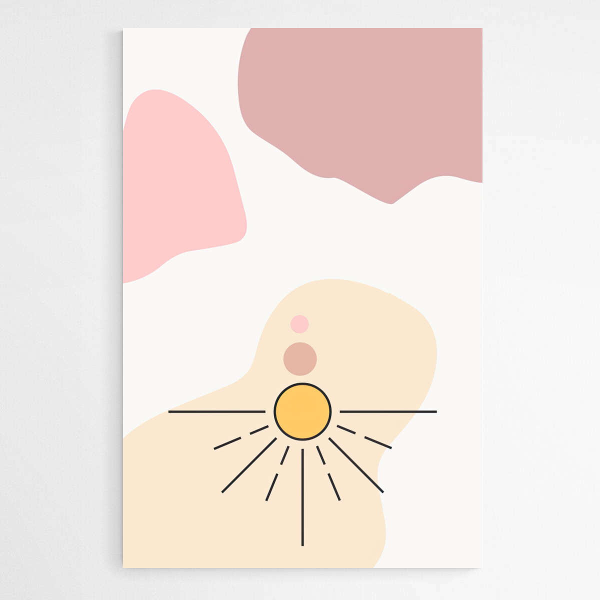 Pink Minimalist Boho | Minimalist Wall Art Prints - The Canvas Hive