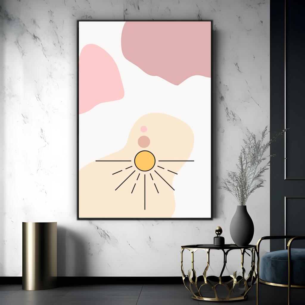 Pink Minimalist Boho | Minimalist Wall Art Prints - The Canvas Hive