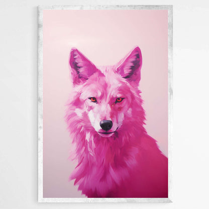 Pinky Wolf | Animal Wall Art Prints - The Canvas Hive