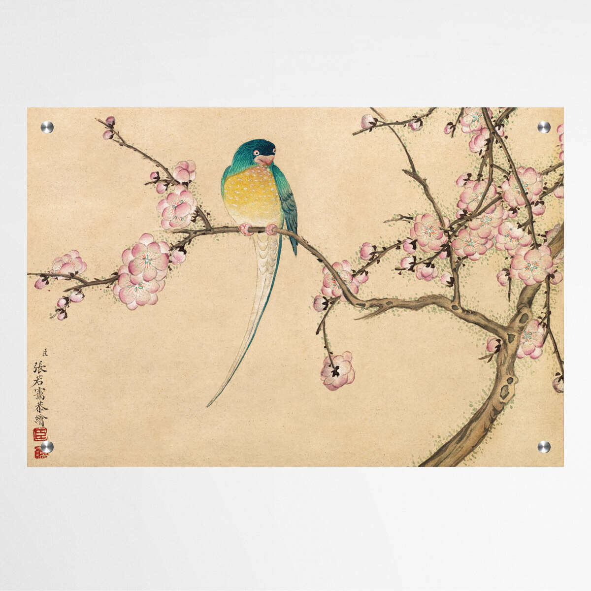 Plum Blossoms  by Zhang Ruoai | Famous Paintings Wall Art Prints - The Canvas Hive