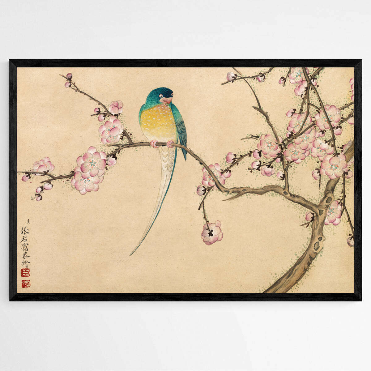 Plum Blossoms  by Zhang Ruoai | Famous Paintings Wall Art Prints - The Canvas Hive