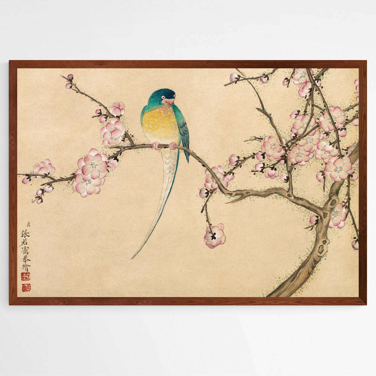 Plum Blossoms  by Zhang Ruoai | Famous Paintings Wall Art Prints - The Canvas Hive