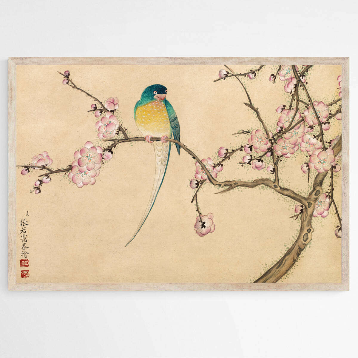 Plum Blossoms  by Zhang Ruoai | Famous Paintings Wall Art Prints - The Canvas Hive