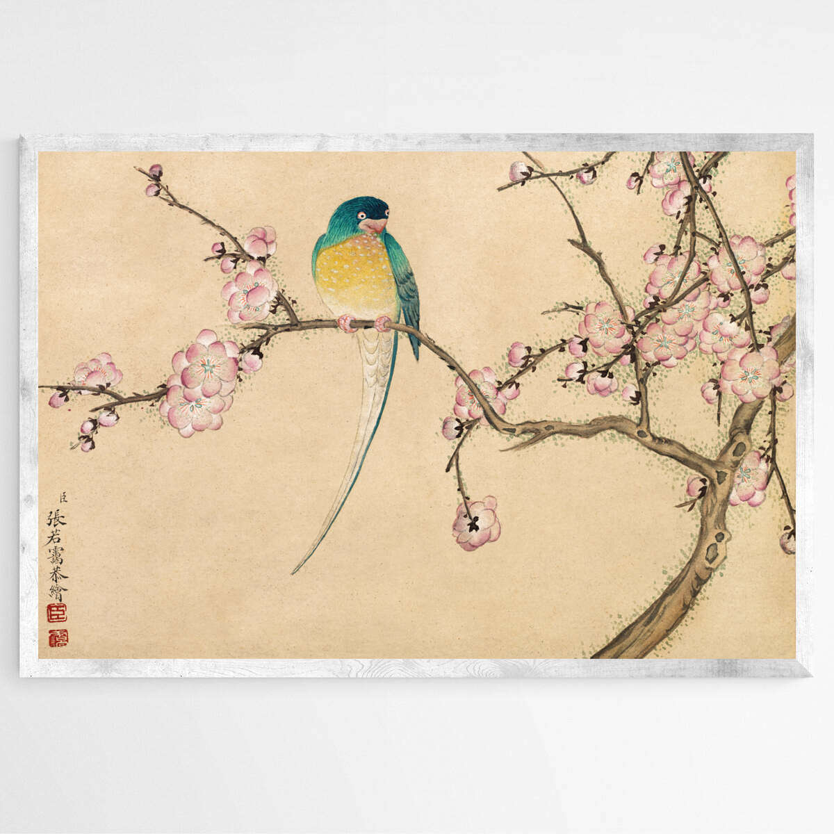 Plum Blossoms  by Zhang Ruoai | Famous Paintings Wall Art Prints - The Canvas Hive