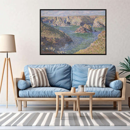 Port-Domois Belle-Isle by Claude Monet | Claude Monet Wall Art Prints - The Canvas Hive