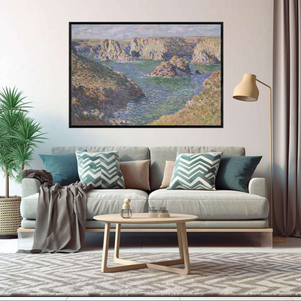 Port-Domois Belle-Isle by Claude Monet | Claude Monet Wall Art Prints - The Canvas Hive
