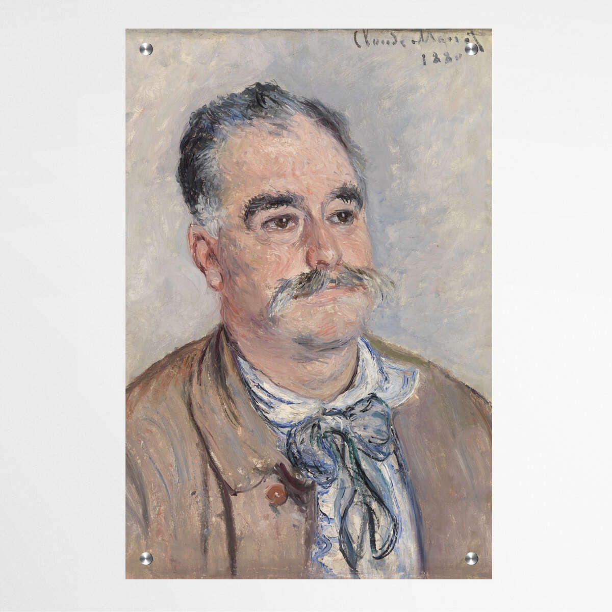 Portrait of Monsieur Coquette by Claude Monet | Claude Monet Wall Art Prints - The Canvas Hive