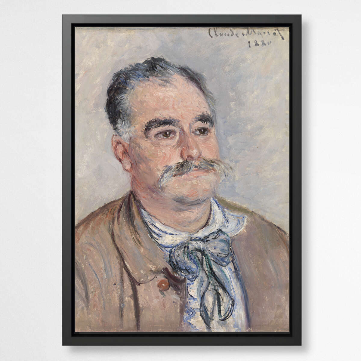 Portrait of Monsieur Coquette by Claude Monet | Claude Monet Wall Art Prints - The Canvas Hive