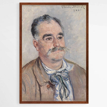 Portrait of Monsieur Coquette by Claude Monet | Claude Monet Wall Art Prints - The Canvas Hive