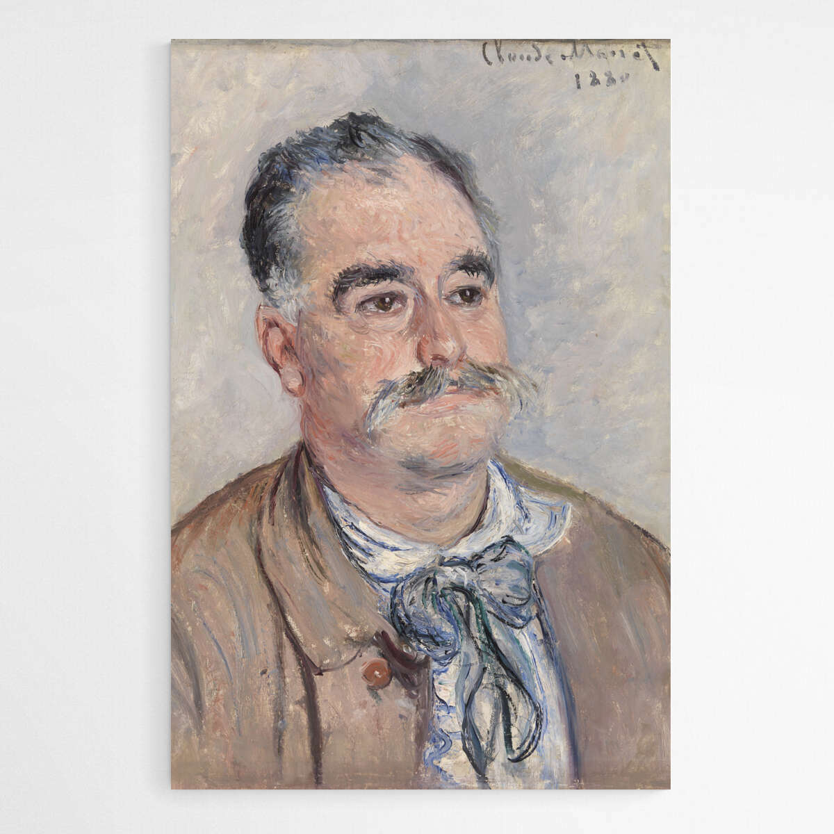 Portrait of Monsieur Coquette by Claude Monet | Claude Monet Wall Art Prints - The Canvas Hive