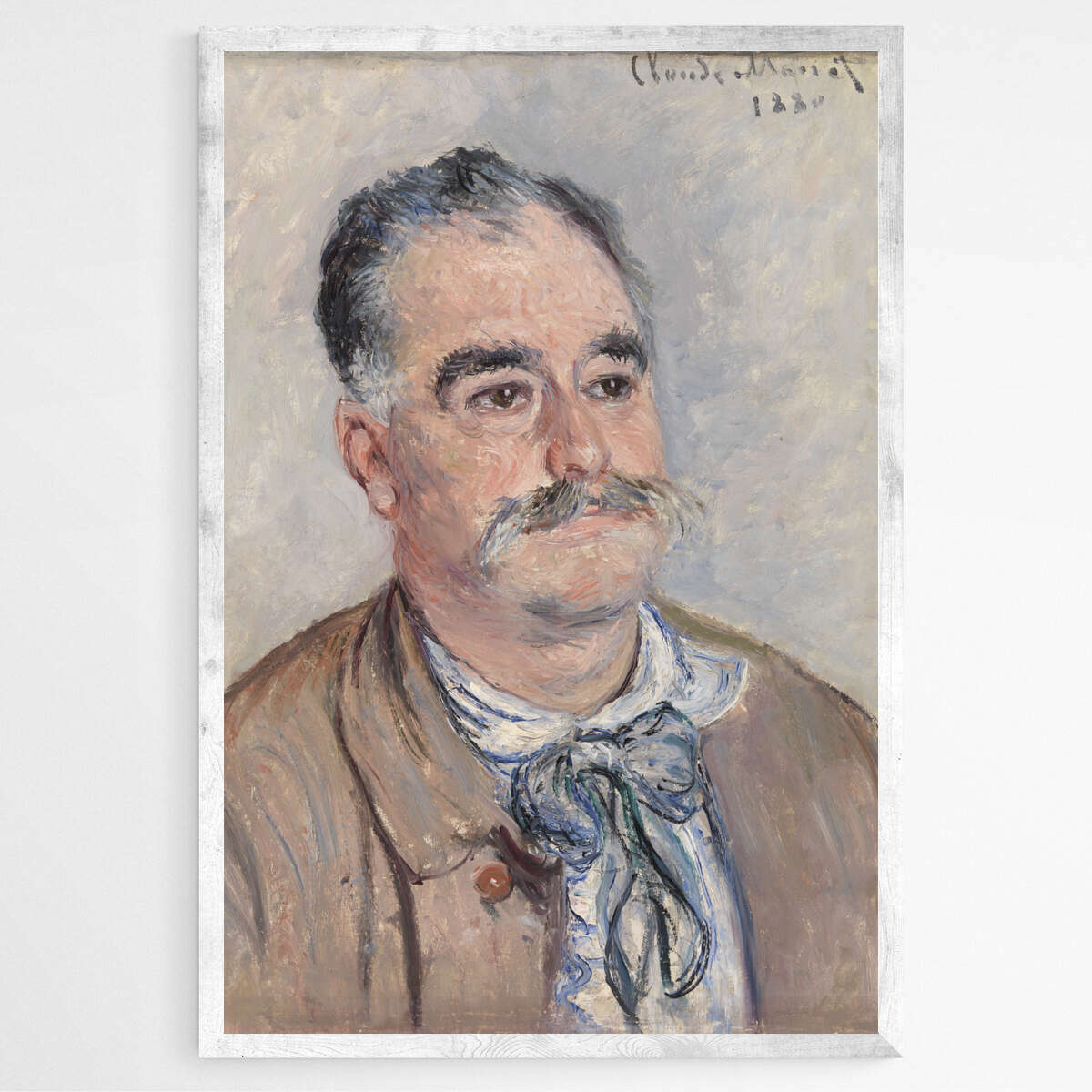 Portrait of Monsieur Coquette by Claude Monet | Claude Monet Wall Art Prints - The Canvas Hive