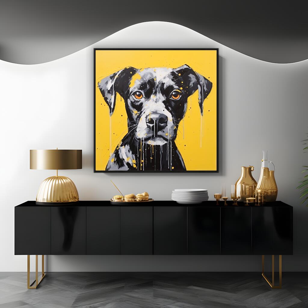 Portrait of a Jack Russel Dog | Animals Wall Art Prints - The Canvas Hive