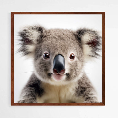 Portrait of a Koala | Australiana Wall Art Prints - The Canvas Hive