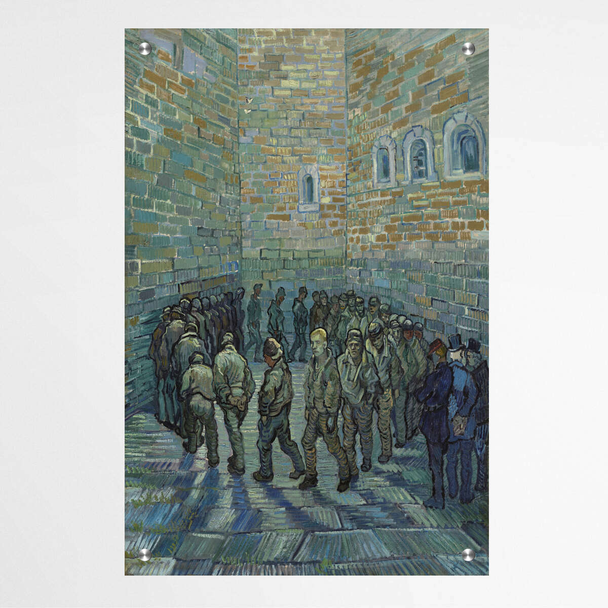 Prisoners Exercising by Vincent Van Gogh | Vincent Van Gogh Wall Art Prints - The Canvas Hive