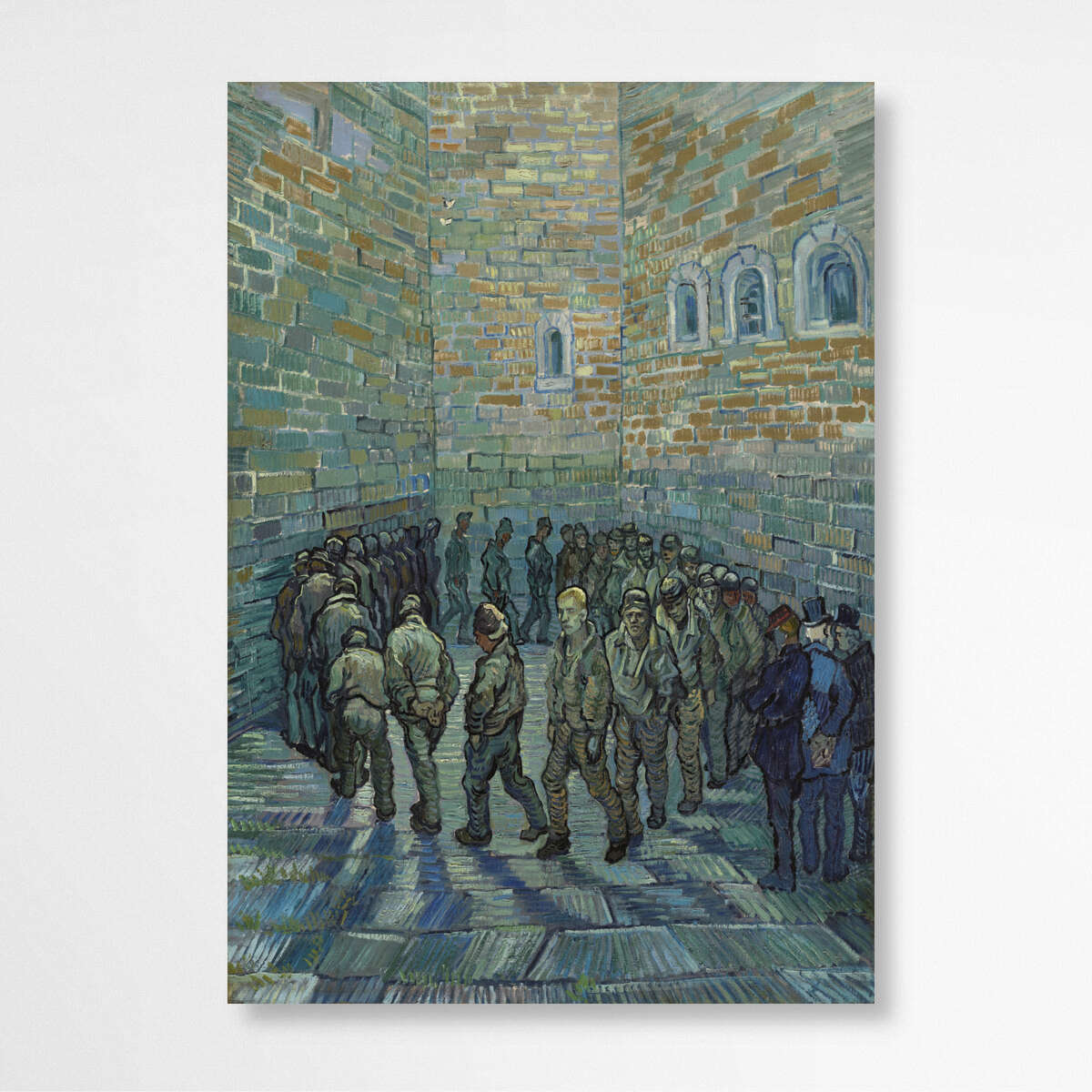 Prisoners Exercising by Vincent Van Gogh | Vincent Van Gogh Wall Art Prints - The Canvas Hive